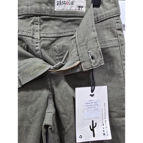 NWT Pistola Audrey Zip “Eden” Pants - Size 27 - Picture 15 of 16